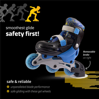 Convertible Roller Skates - 2 in 1