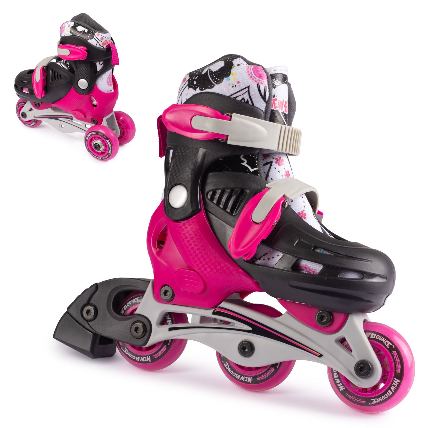 Convertible Roller Skates - 2 in 1