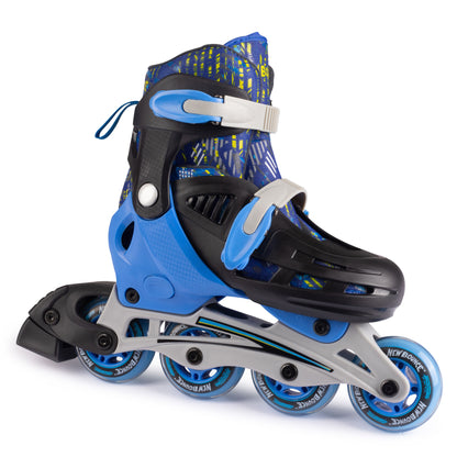 Adjustable Inline Skates - Blue