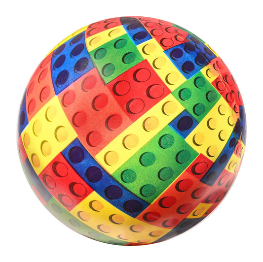 8.5" Lego Print Ball - Set of 6