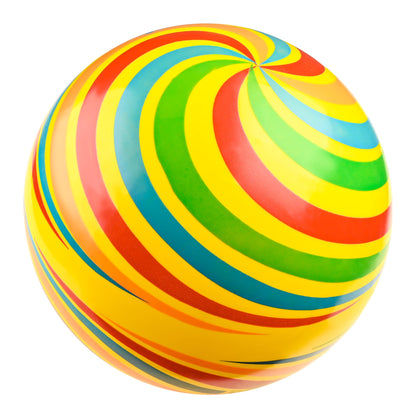8.5" Rainbow Swirl Balls - Set of 6