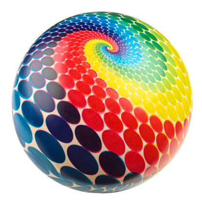 8.5" Polka Dotted Swirl Balls - Set of 6
